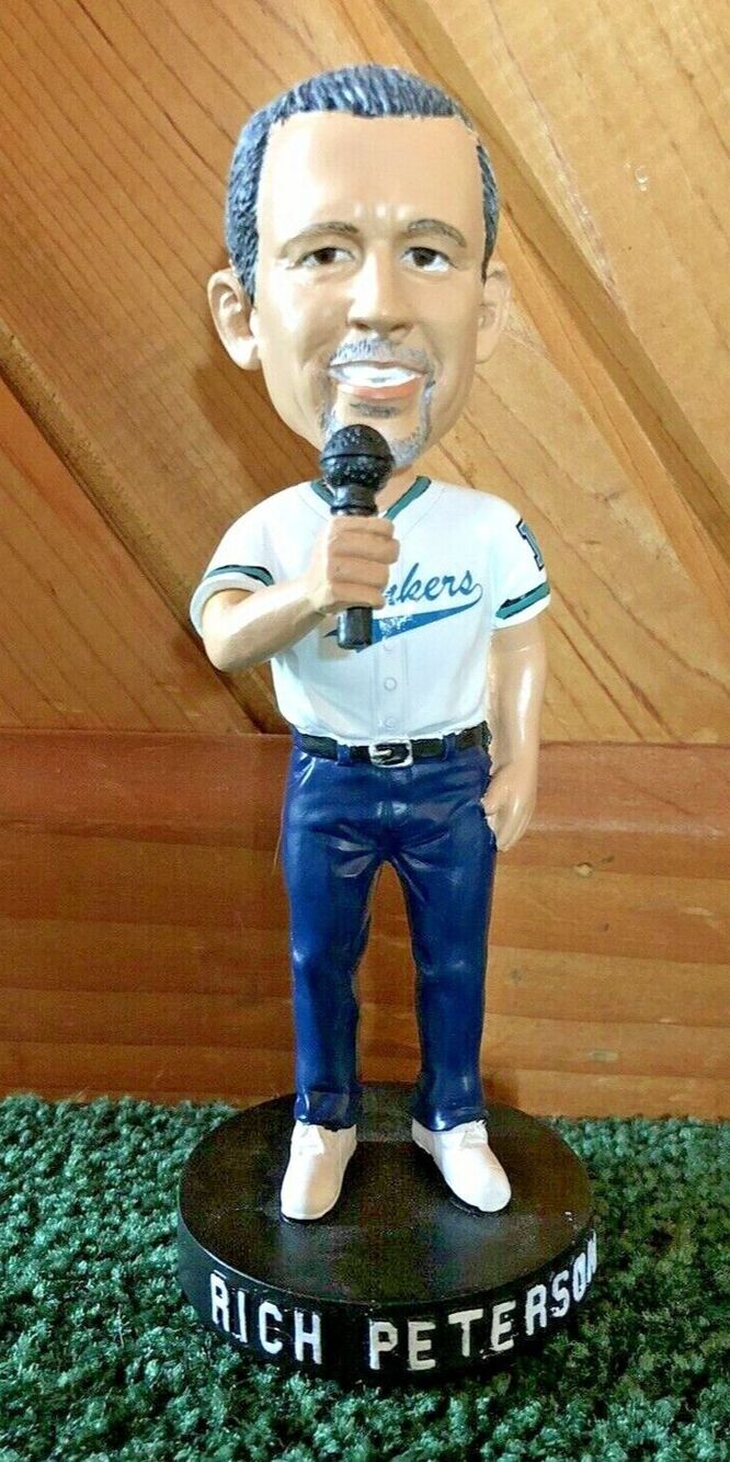 Rochester Honkers Announcer Rich Peterson 2018 Bobblehead KAALTV City Auto Glass